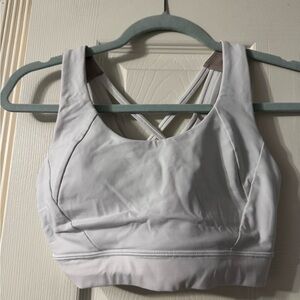 Lululemon Athletica White Sports Bra
